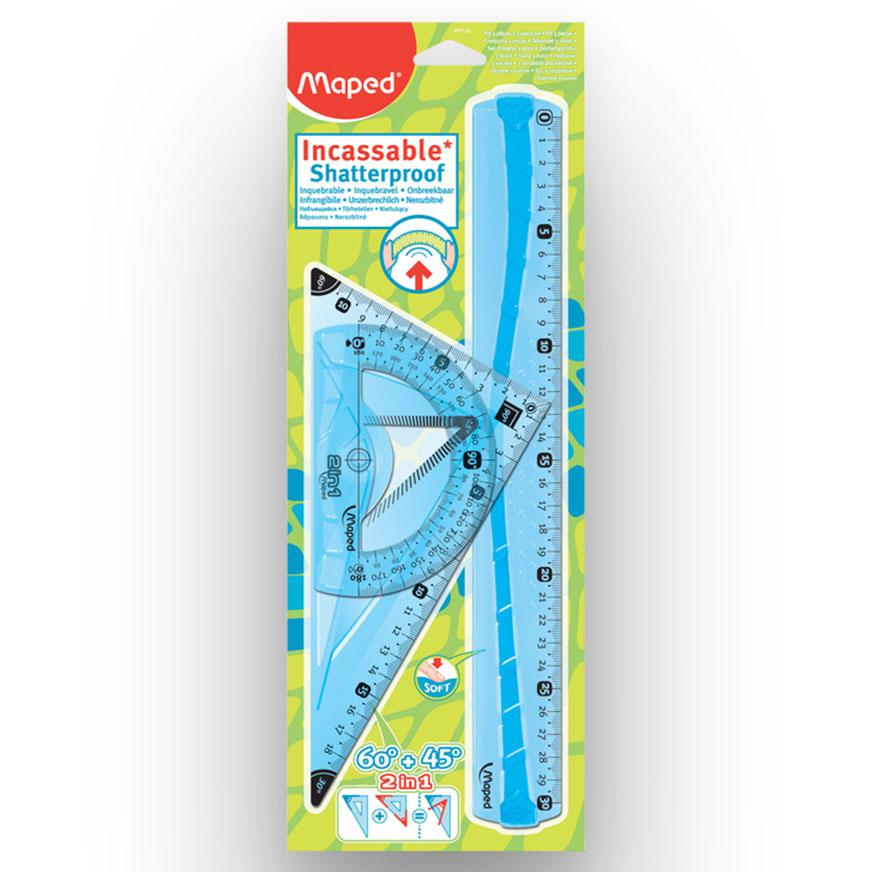 Kit De Trazado Maped Flex 30 Cm X 3 Piezas