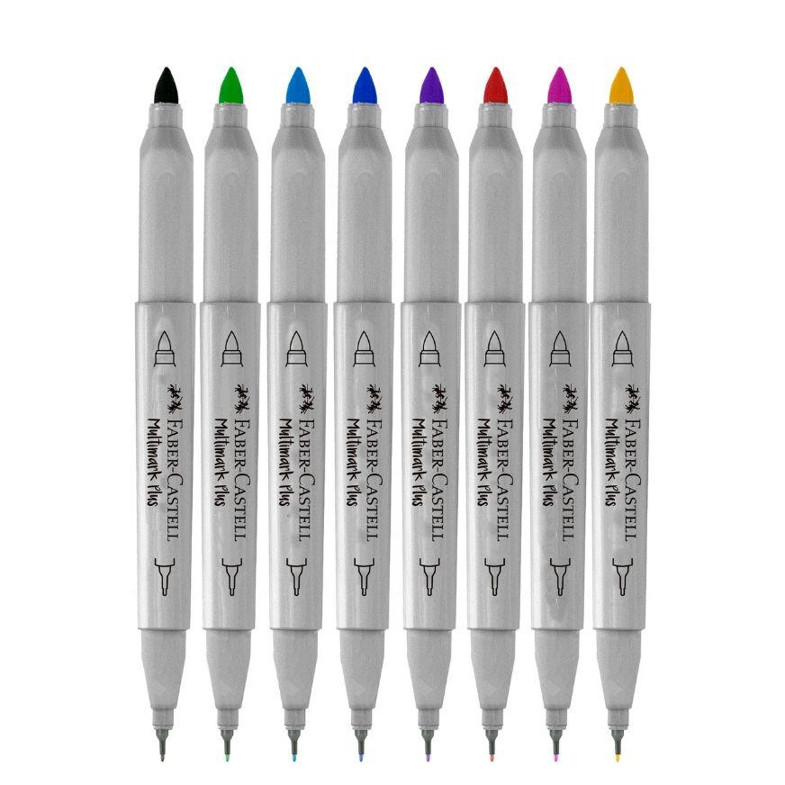 Plumón Indeleble Delgado Faber Castell Multimark - Imagen 2